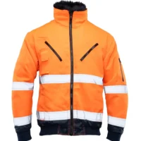 BOMBER JAKNA HI-VI 3v1 Mornarsko modra/oranžna galerija8
