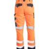 Dolge delovne hlače ORANŽNA/Navy galerija1