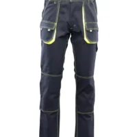 Dolge delovne hlače Mornarsko modra/Rumena galerija