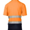 ECO RIVAL POLO MAJICA ČRNA/ORANŽNA Oranžna (_o) galerija1