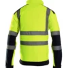 FLEECE JAKNA Z ODBOJNIMI TRAKOVI Rumena galerija1