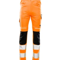 HLAČE oranžen odsevne SKF006 CAT II