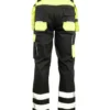 SEVEN KINGS Delovne hlače SOLAR stretch dolge odsevne ČRNA/RUMENA galerija3
