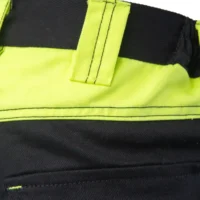 HLAČE Z VZDRŽEVALNIM PASOM SOLAR Črna in rumena galerija4