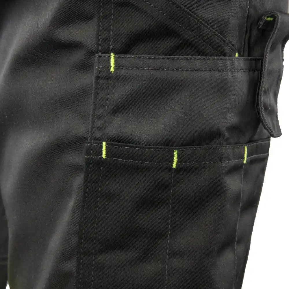 SEVEN KINGS DOLGE DELOVNE HLAČE Siva/YELLOW CAT. II SKF01Y - slika 4