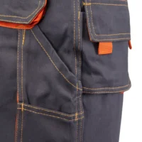 HLAČE ZA PASOM TEMNO SIVE Temno jeklo galerija11