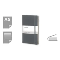 MOLESKINE beležnica pribl. A5 siva