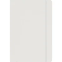 Zapisnik v velikosti približno A5 bela