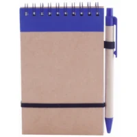 Beležnica pribl. A6 s krogličnim peresom mornarsko modra