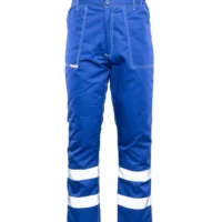Oblazinjeni hlače z odsevnimi trakovi Modra/odsevna galerija