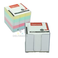 Papirna kocka 9 x 9 cm barvna ali bela