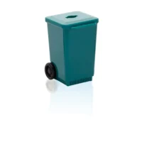 Pencil sharpener "trash can" zelena