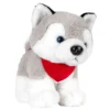 Plišasti husky Trooper siva