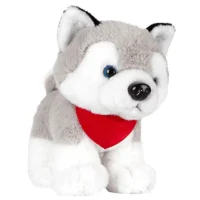 Plišasti husky Trooper siva