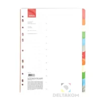 Pregradni karton A4 12-delni – barvni kartoni z zavihki