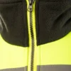 RIVAL Brezrokavnik FLEECE ČRNA IN RUMENA (ca) galerija10