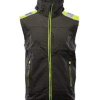 RIVAL Brezrokavnik SOFTSHELL Črna in rumena galerija