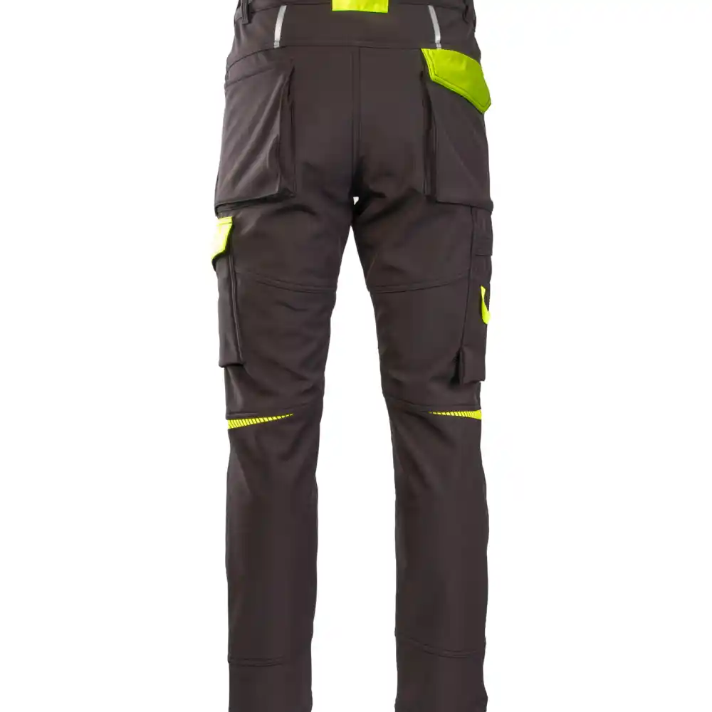 RIVAL SOFTSHELL IZOLIRANE HLAČE ČRNA/RUMENA Črna in rumena galerija1