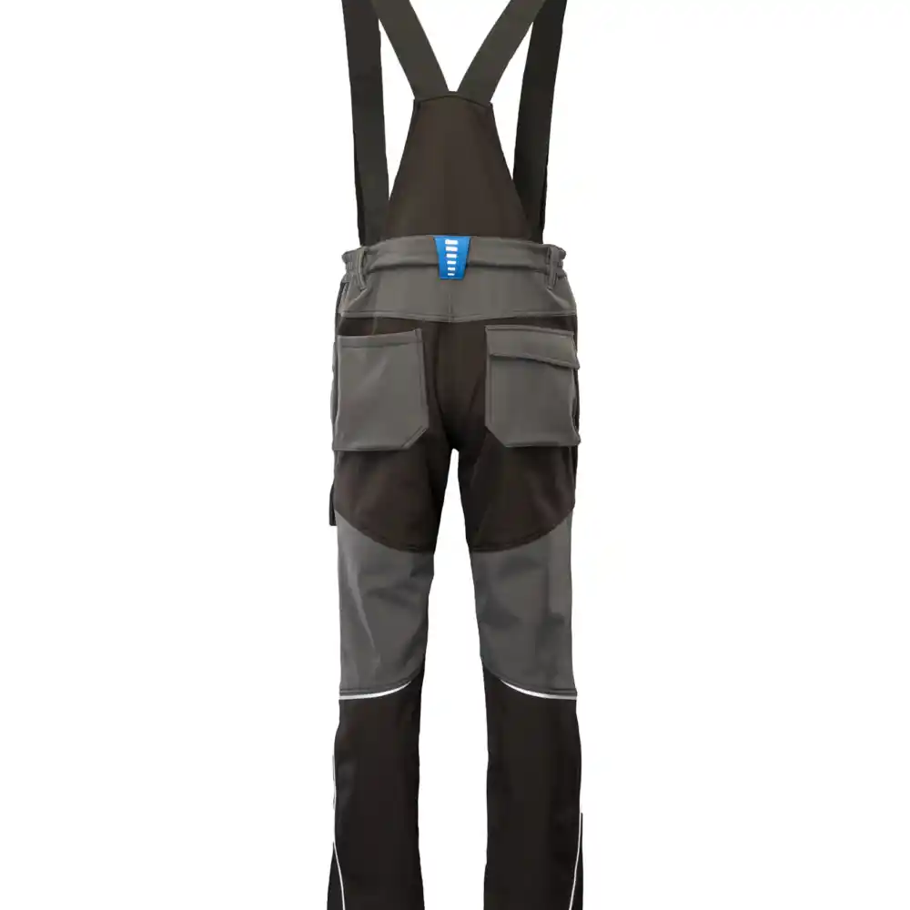 TOPAZ SOFTSHELL IZOLIRANE HLAČE Siva/ČRNA Siva galerija1