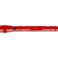 Teleskopska svetilka 3 LED rdeča