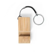 Bambusov obesek za ključe stojalo za telefon nevtralna_Galerija 3