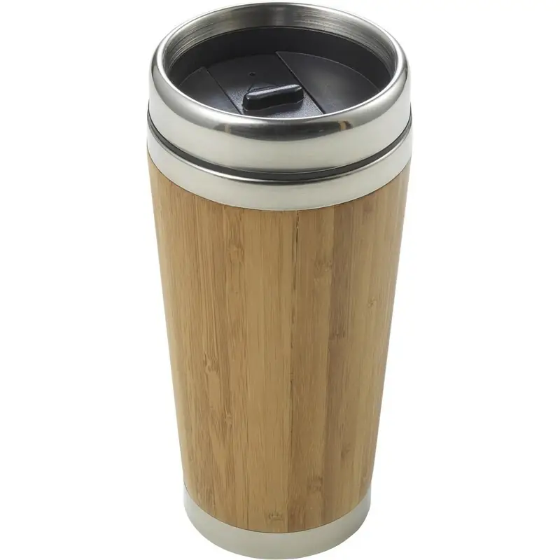 Bambusov termo vrč 400 ml svetlo rjava_Galerija 3
