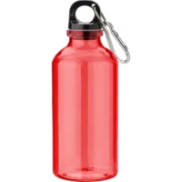 Športna steklenica iz RPET-a 400 ml rdeča