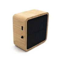 Brezžični bambusov zvočnik 3 W B'RIGHT sončni panel Androwe les_Galerija 3