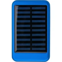 Prenosna baterija 4000 mAh s sončnim polnilnikom modra_Galerija 1