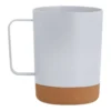Skodelica 400 ml z detajlom iz plute bela_Galerija 1