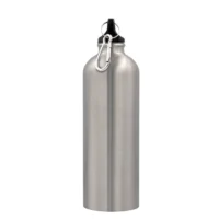Športna steklenica 750 ml s karabinko Laveriano srebrna_Galerija 3