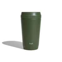 Topl termo skodelica iz recikliranega jekla s patentiranim pokrovom 360 354 ml zelena