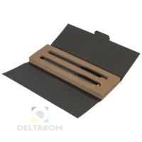 Pisalni set Kemični svinčnik in roller siv VB135-19
