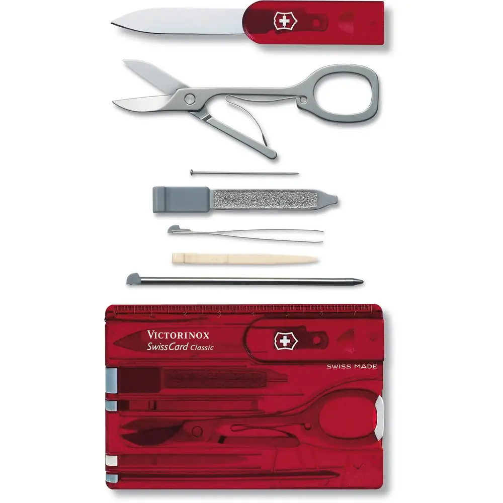Večnamensko orodje Victorinox SwissCard Classic rdeča_Galerija 2