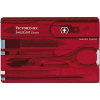 Večnamensko orodje Victorinox SwissCard Classic rdeča
