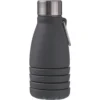 Zložljiva športna steklenica 550 ml s karabinko črna