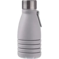 Zložljiva športna steklenica 550 ml s karabinko siva_Galerija 2