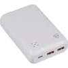 prenosna baterija s kapaciteto 20.000 mAh bela