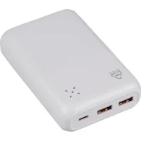 prenosna baterija s kapaciteto 20.000 mAh bela