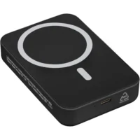 Brezžična zunanja baterija 10000 mAh črna