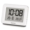 Elektronska namizna ura z budilko Hama Kos bela