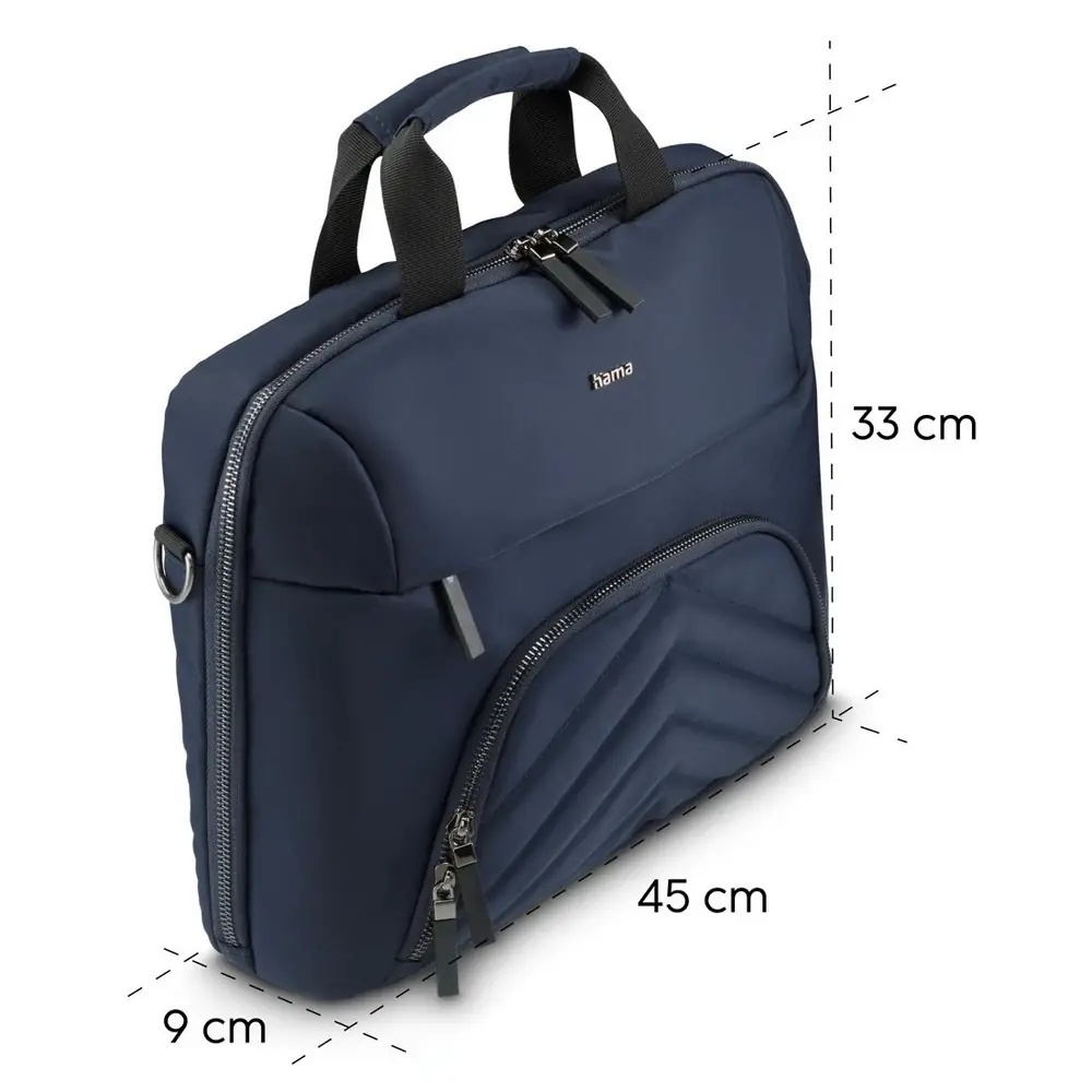 Torba za prenosni računalnik 15 6"–16 2" Hama Lightweight Premium temno modra_Galerija 2