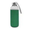 Steklena steklenica 420 ml z vrečko Bob V0462-06 zelena_Galerija 2